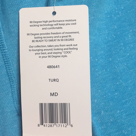 Active life ladies hoodie. Color: Turquoise. - Picture 8 of 10